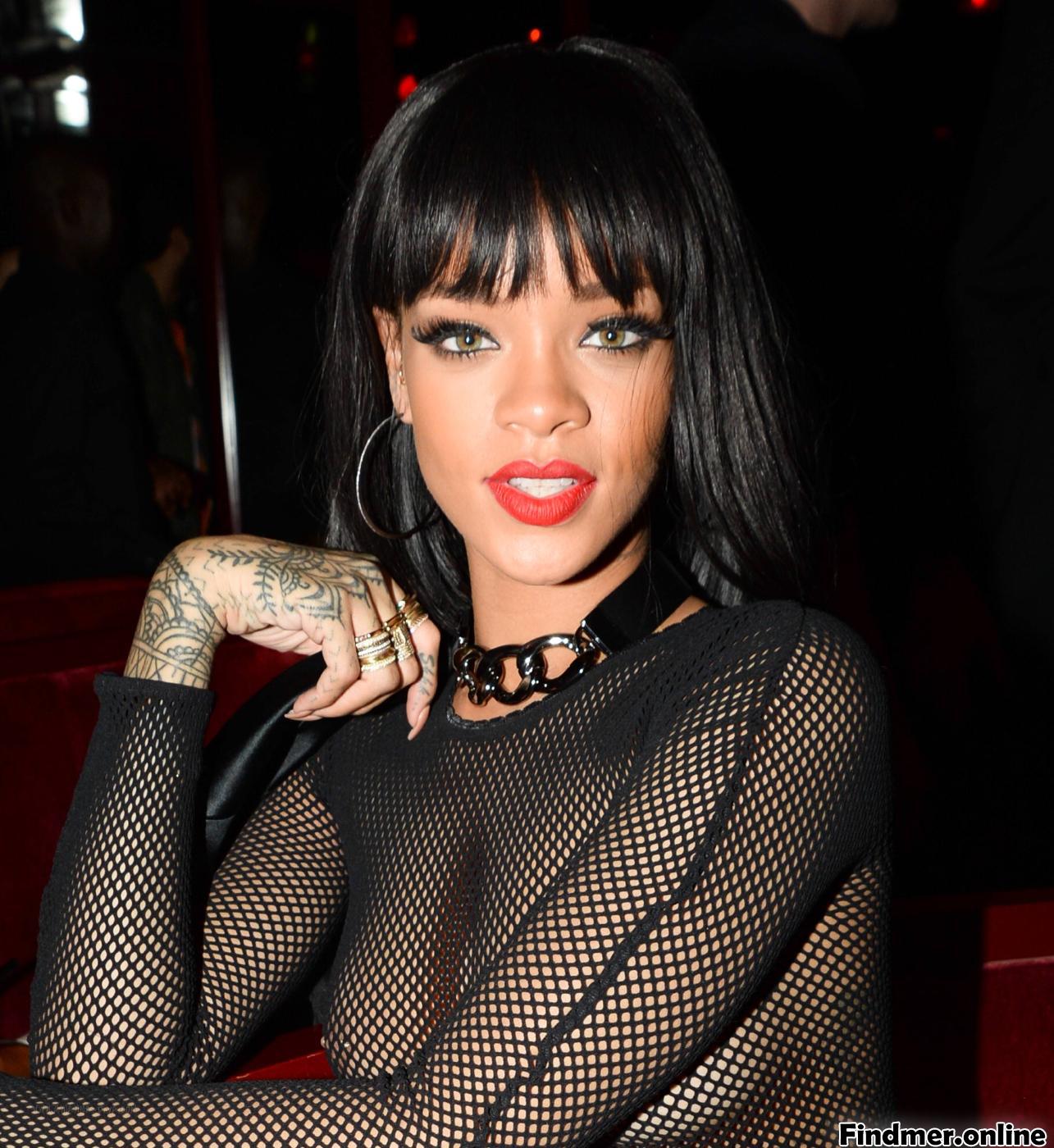 Rihanna Nude Sheer See Through Dress Nip Slip Photos Leaked #2QeOG7Vo